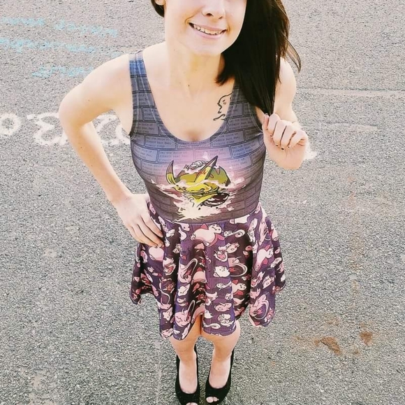 Living Dead Pokemon Anime Zombiechu Dress - Picture 4 of 6